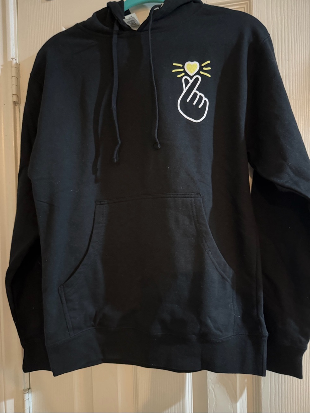 Black K-pop hoodie